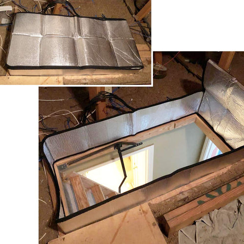 Storystore energy-saving attic cover may help keep living areas cooler in summer.