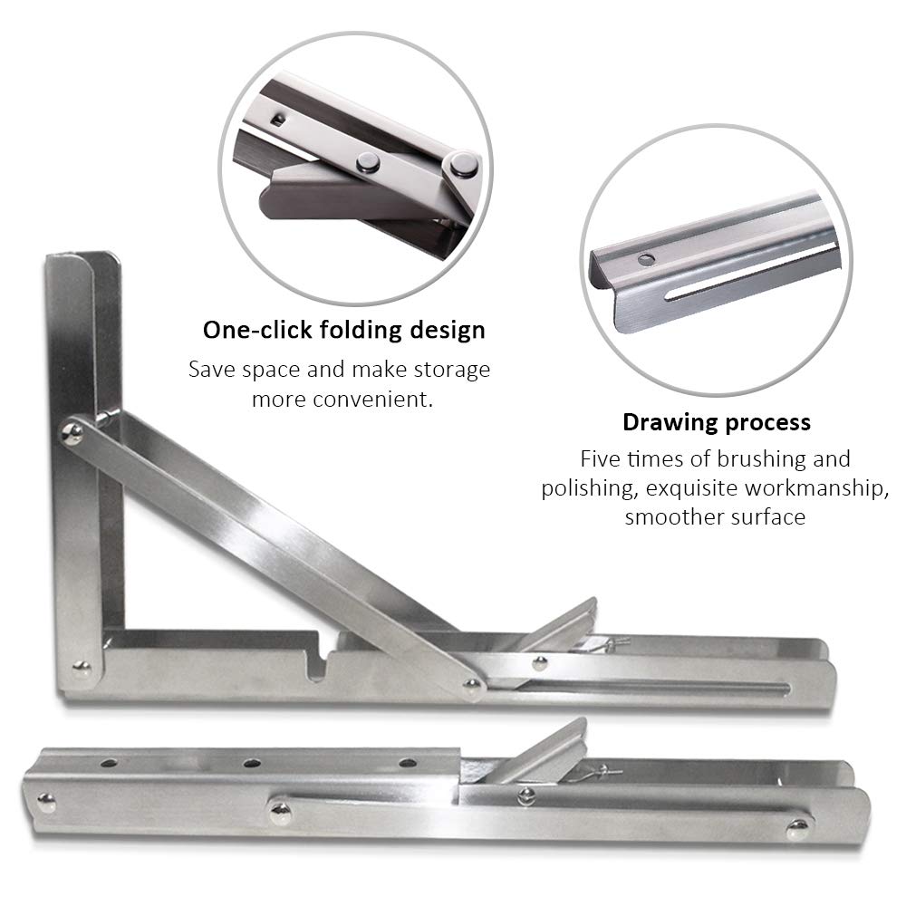 Storystore 12in heavy-duty bracket showing high load capacity guidance in use.