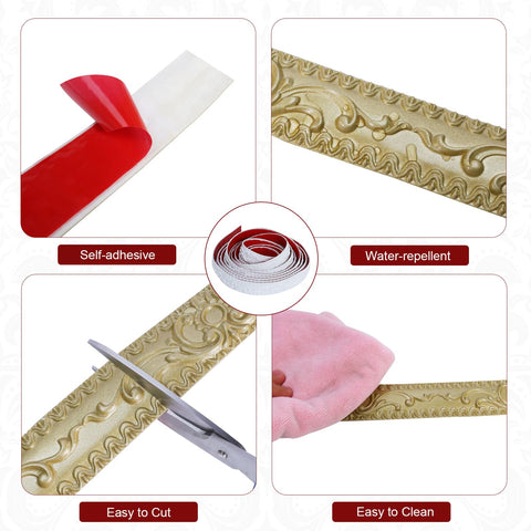 Storystore molding trim designed for curved surfaces expands decorative options
