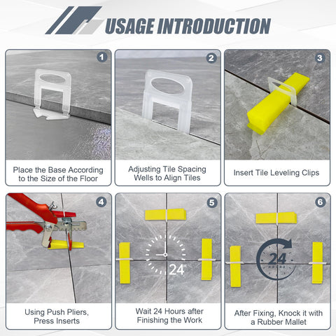 Storystore remove and cleanup process for easy dismantling after tile setting