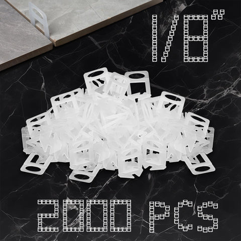 Storystore tile leveling clips 2000-kit for precise leveling during tile installation