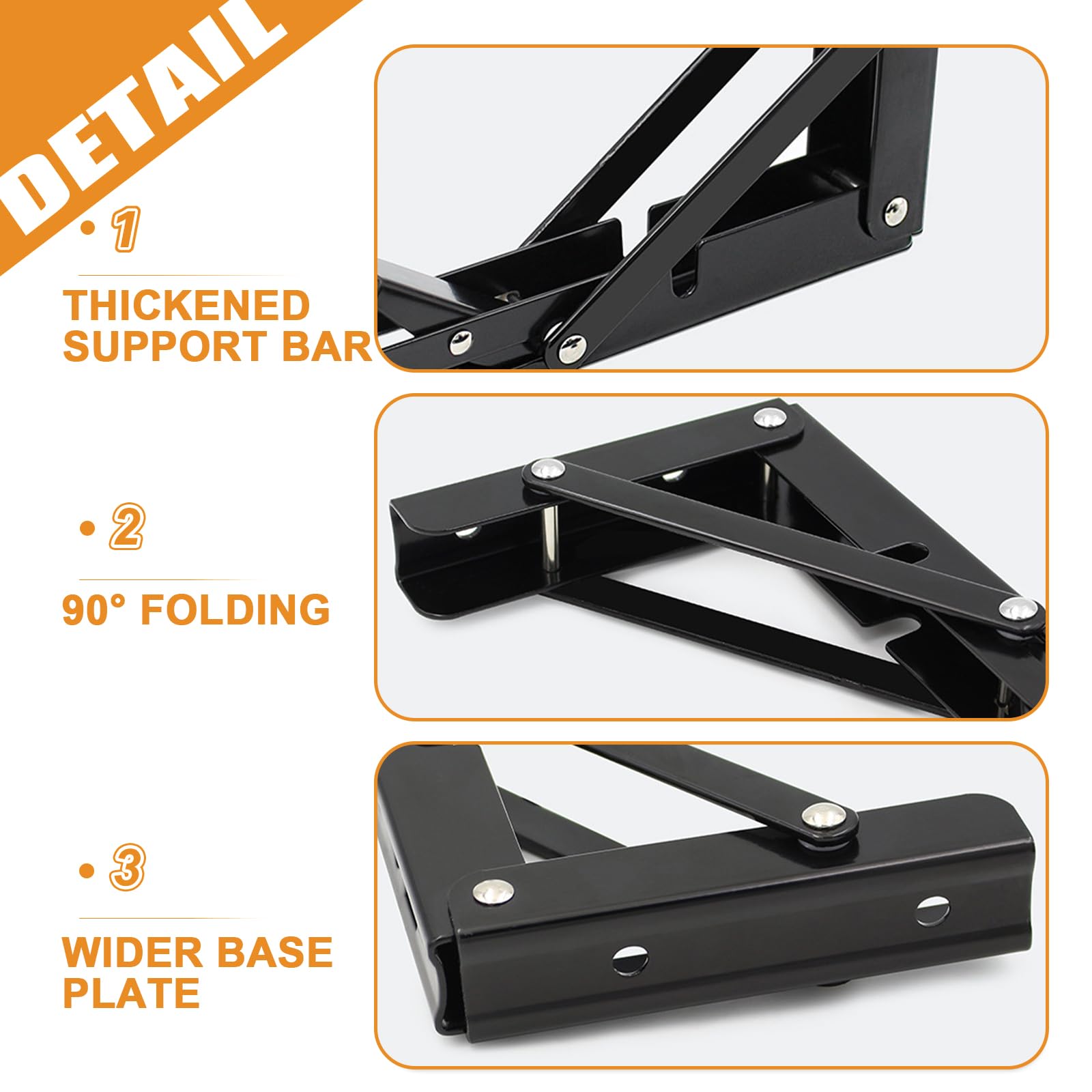Storystore wall-mounted shelf bracket demonstrates secure installation and space-saving setup.
