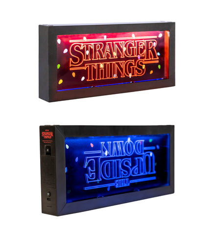Stranger Things LED neon sign for stylish desk lighting and decor.