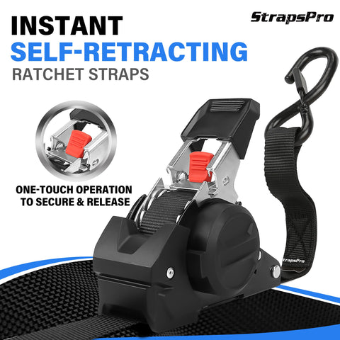 StrapsPro 1763lb break-strength strap demonstrates rugged durability for transit.