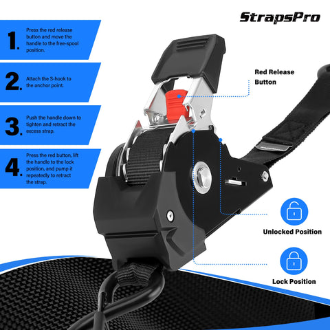 StrapsPro storage bag keeps straps organized for travel.