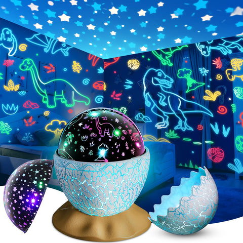 STRAWBETTER dinosaur egg night light provides cozy bedtime glow.