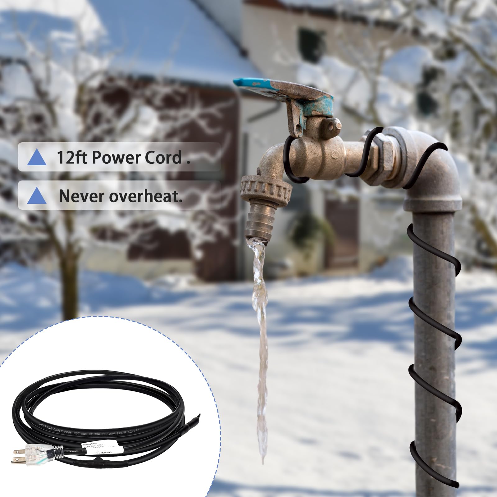 Strdfeve winter protection kit safeguarding home water lines