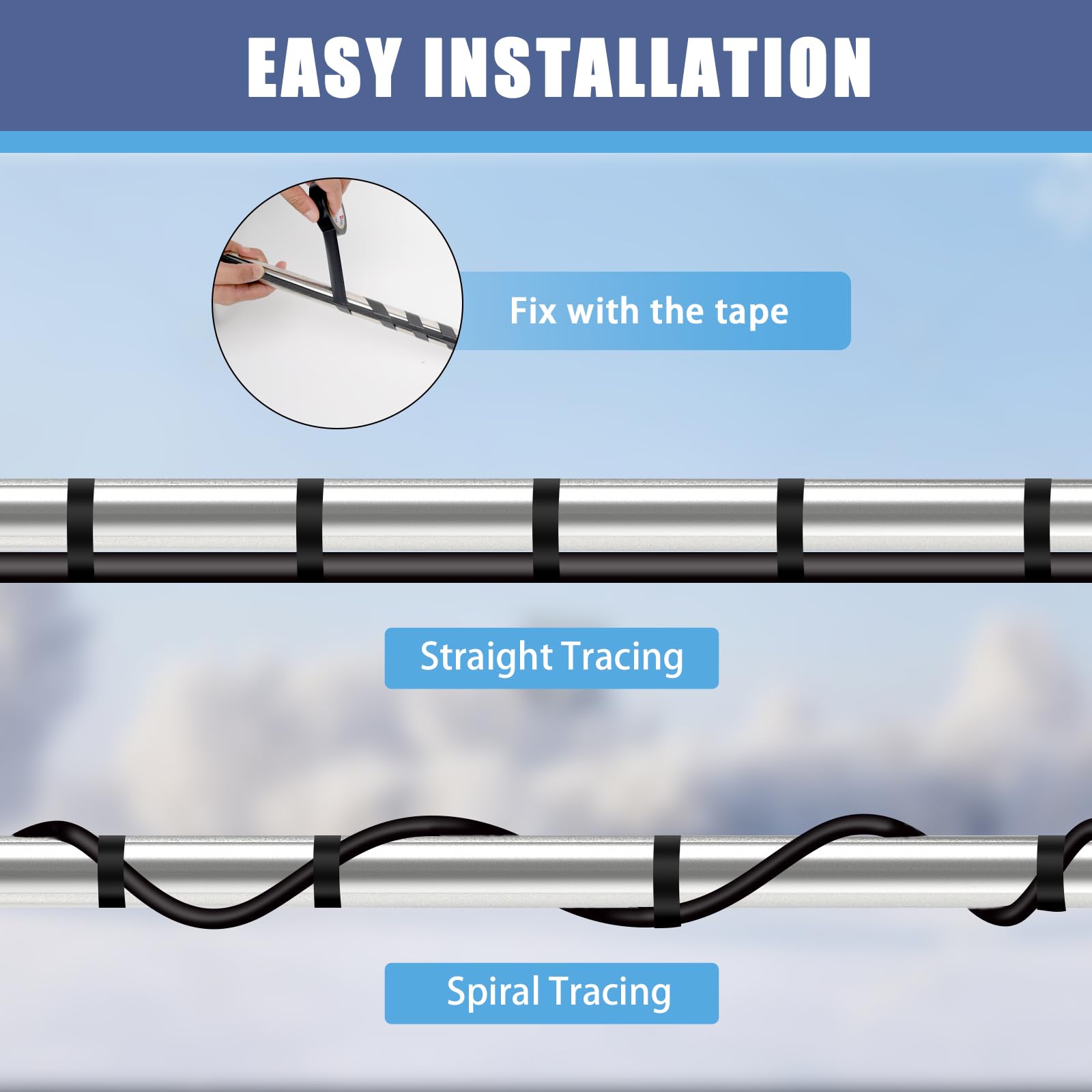 Strdfeve thermostat heating cable highlights energy-saving temperature control