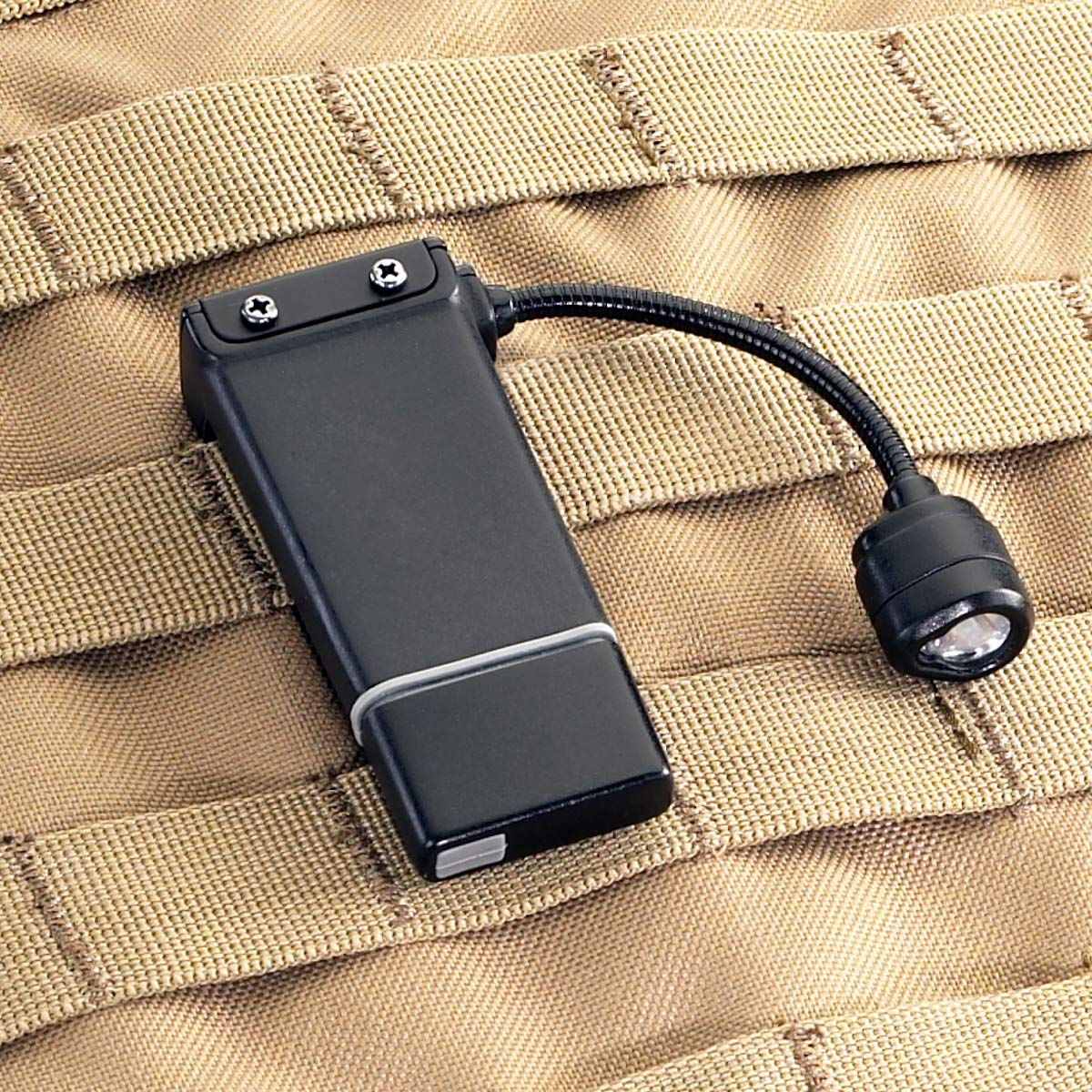 Streamlight ClipMate compact clip-on light with a 44-meter beam for visibility.