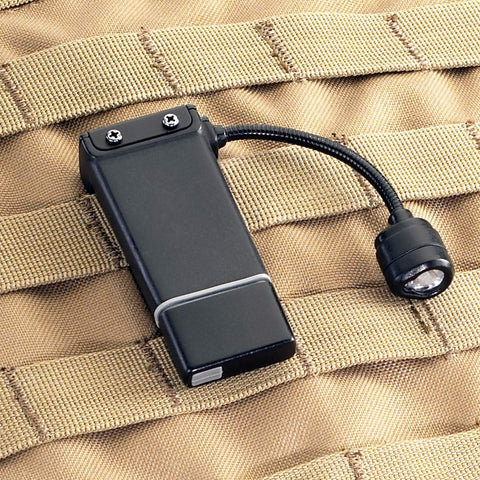 Streamlight ClipMate compact clip-on light with a 44-meter beam for visibility.