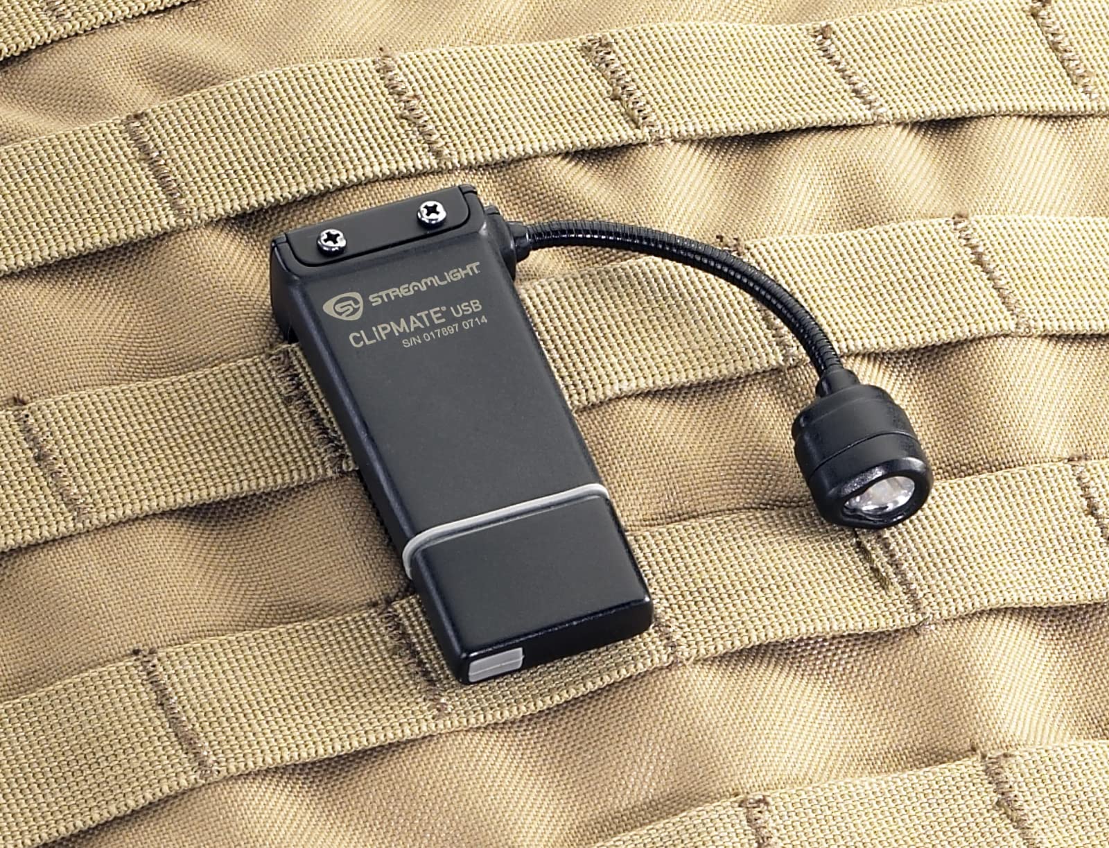 Compact ClipMate light offers dependable visibility in a compact form.