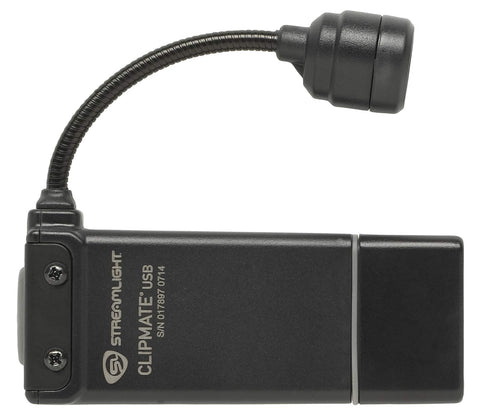 Red LED mode preserves night vision for outdoor use with ClipMate.