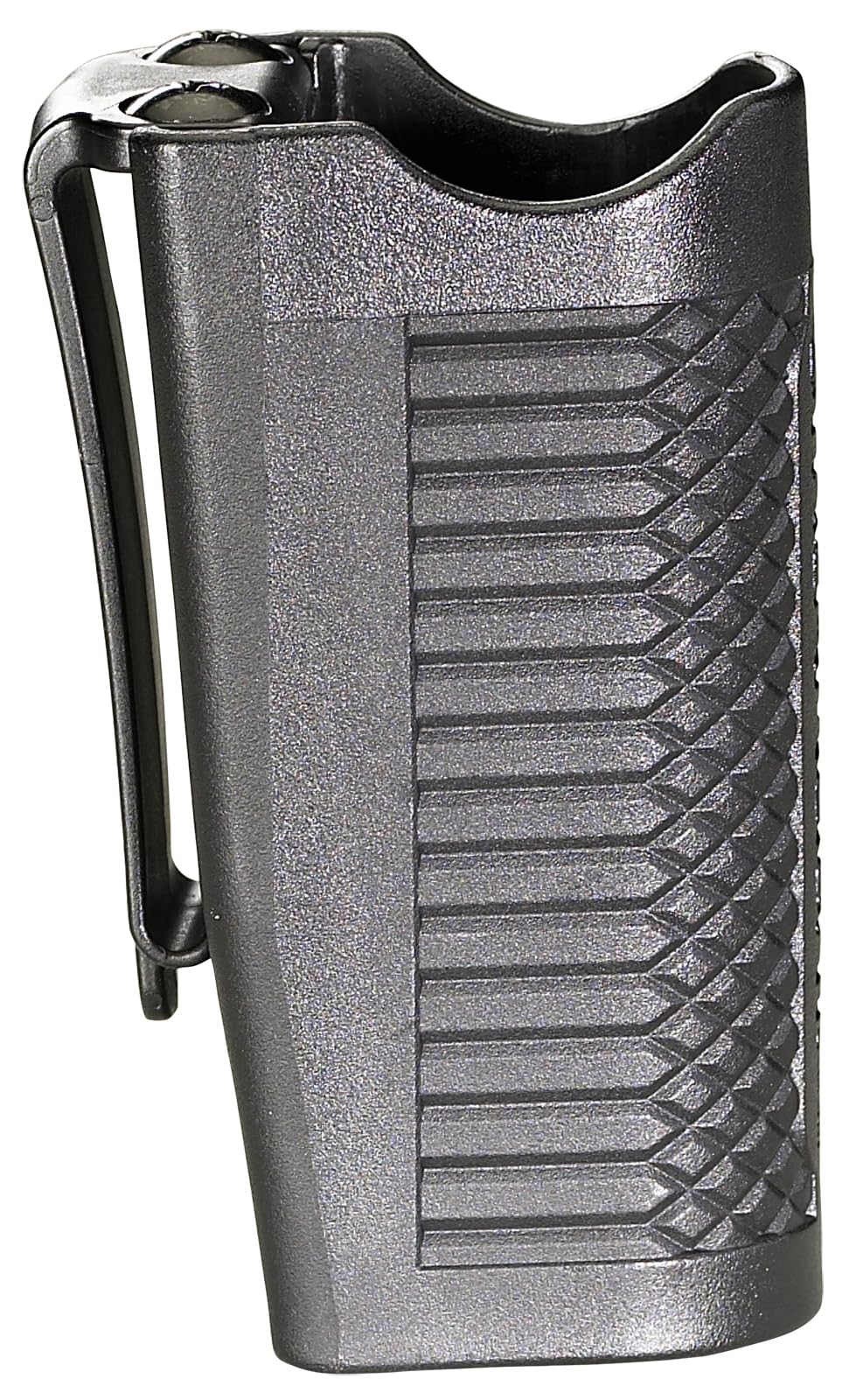 Streamlight holster side view demonstrating secure retention during movement