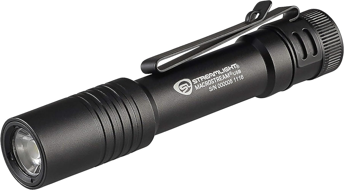 Streamlight MacroStream USB 500-Lumen compact flashlight for everyday carry and quick tasks
