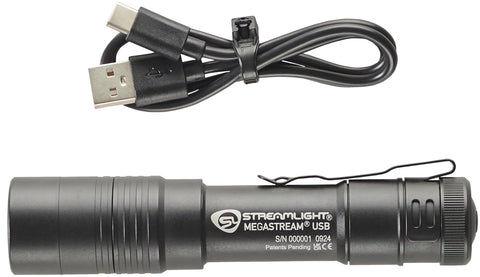 Streamlight MegaStream USB-C charging with status indicator for quick recharges