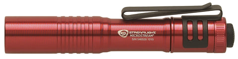 Streamlight MicroStream clipped to hat brim enables hands-free lighting for tasks.
