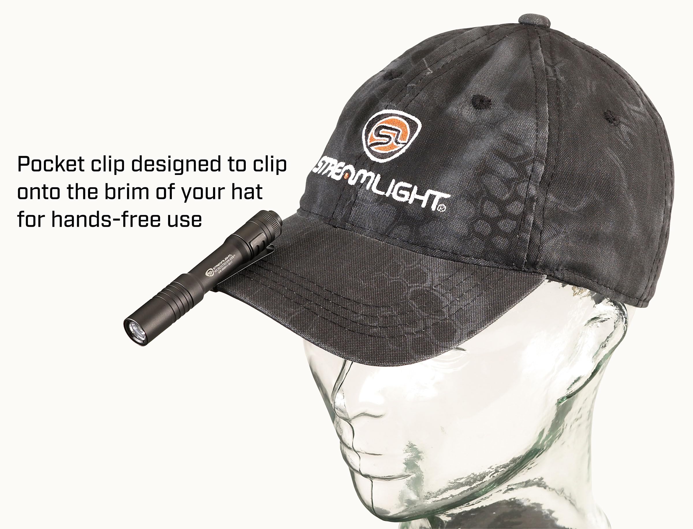 Streamlight MicroStream IPX4 rating supports weather-ready performance.