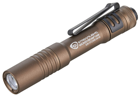 Streamlight MicroStream with pocket clip for easy on-the-go tasks.