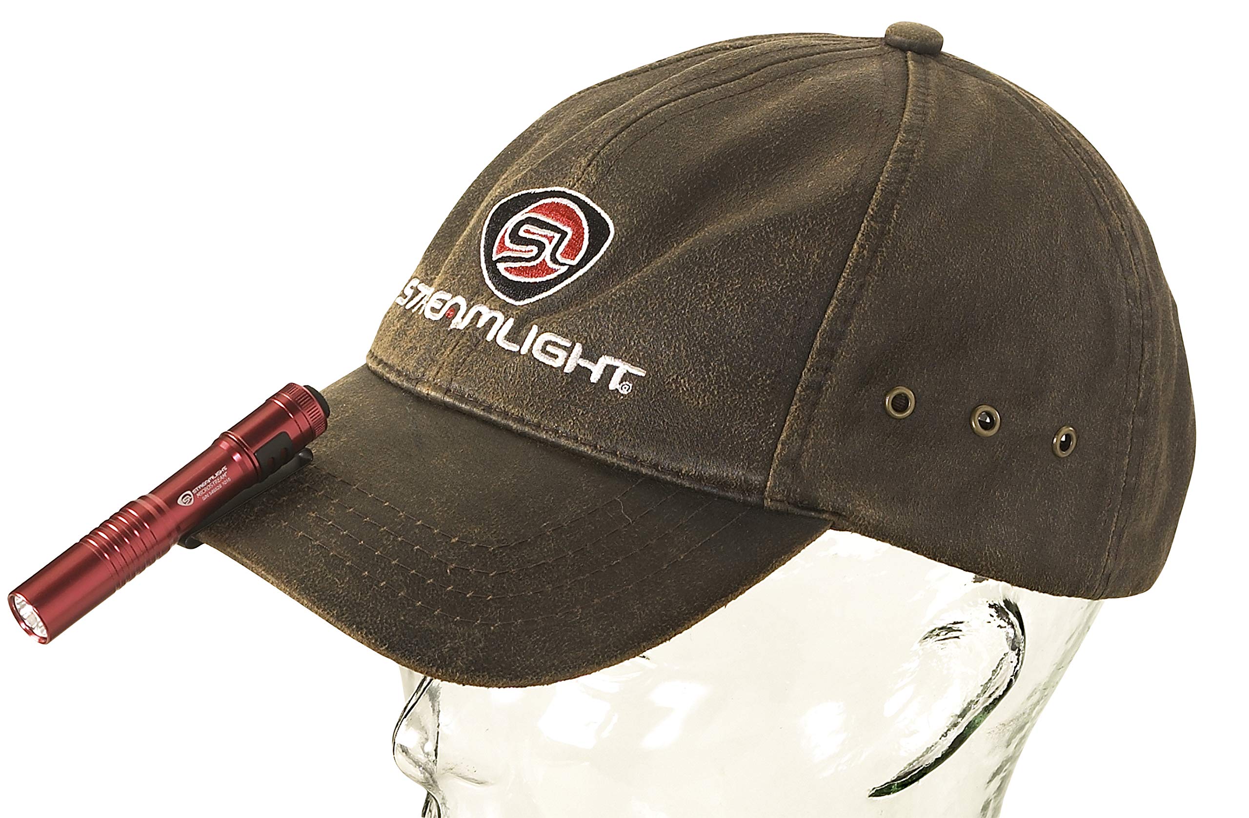Streamlight MicroStream red packaging highlights quick access and reliability.