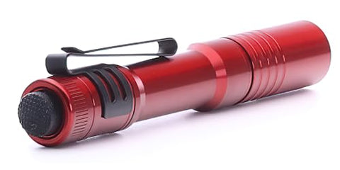 Streamlight MicroStream two-way clip enables hat brim or pocket use.