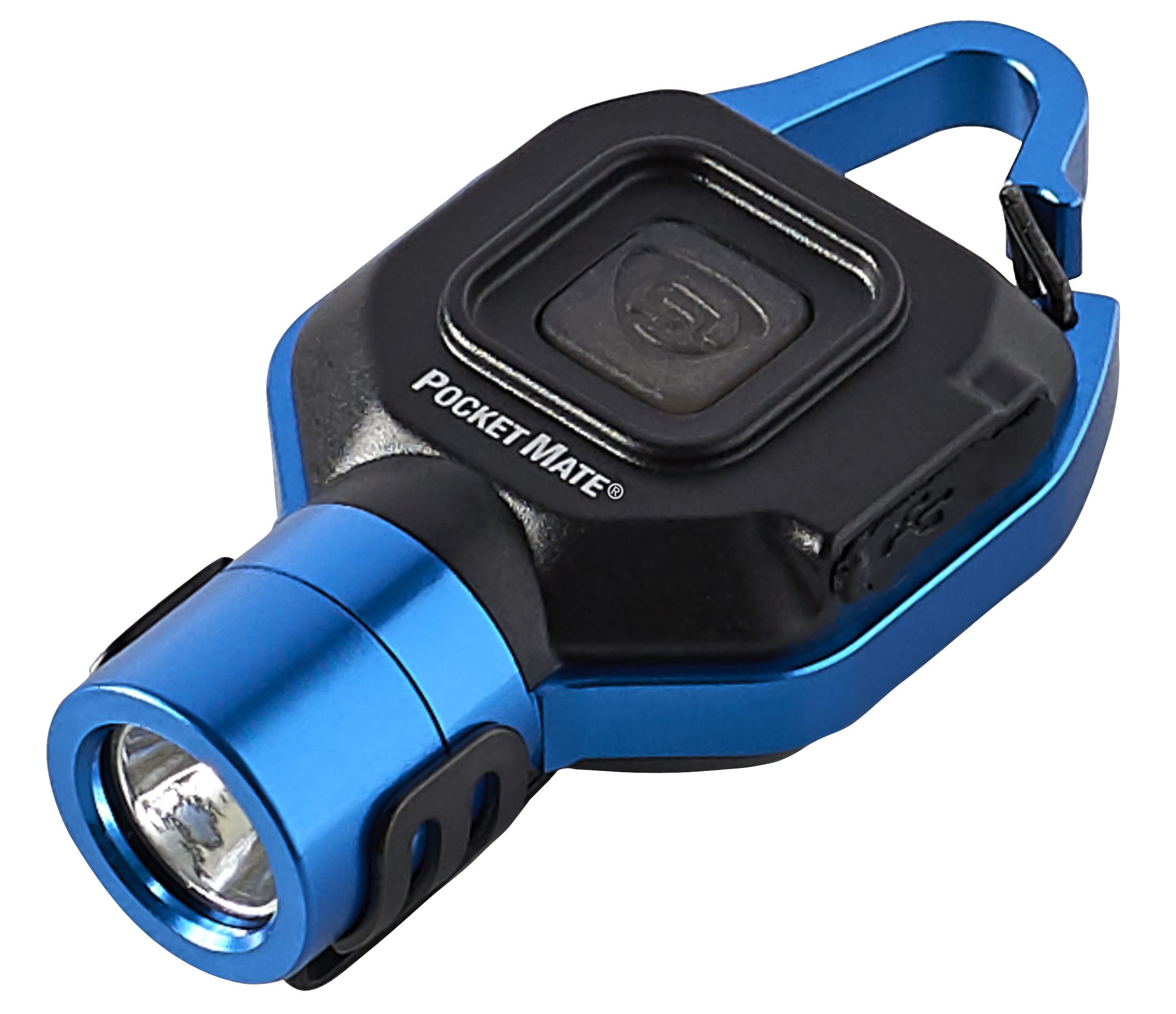 Streamlight Pocket Mate on a keychain showing compact 325-lumen output