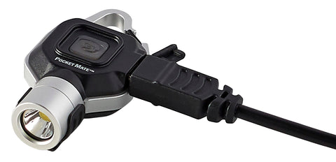 Lightweight Streamlight Pocket Mate at 0.5 ounces for discreet use.