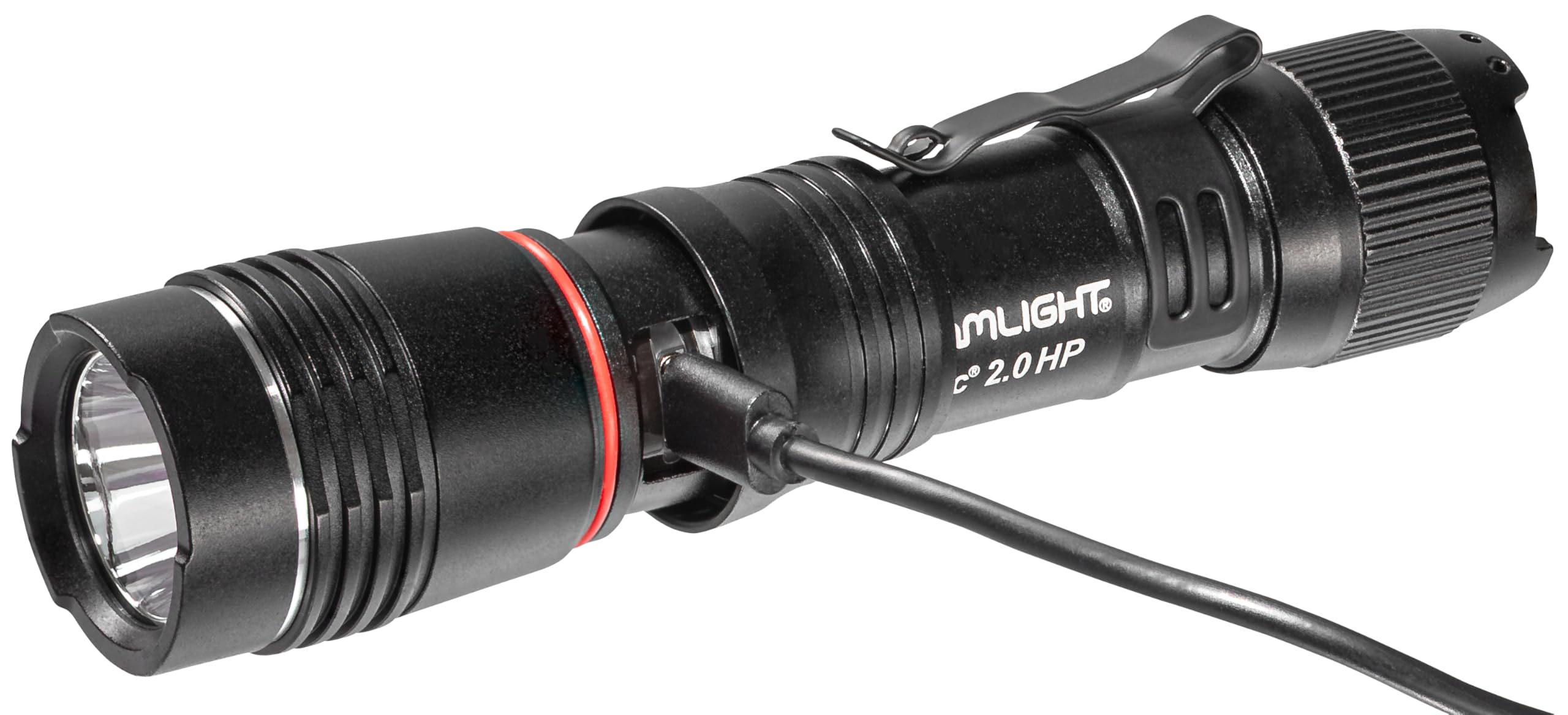 Rugged aluminum body of the Streamlight ProTac 2.0 HP with IP67 rating.