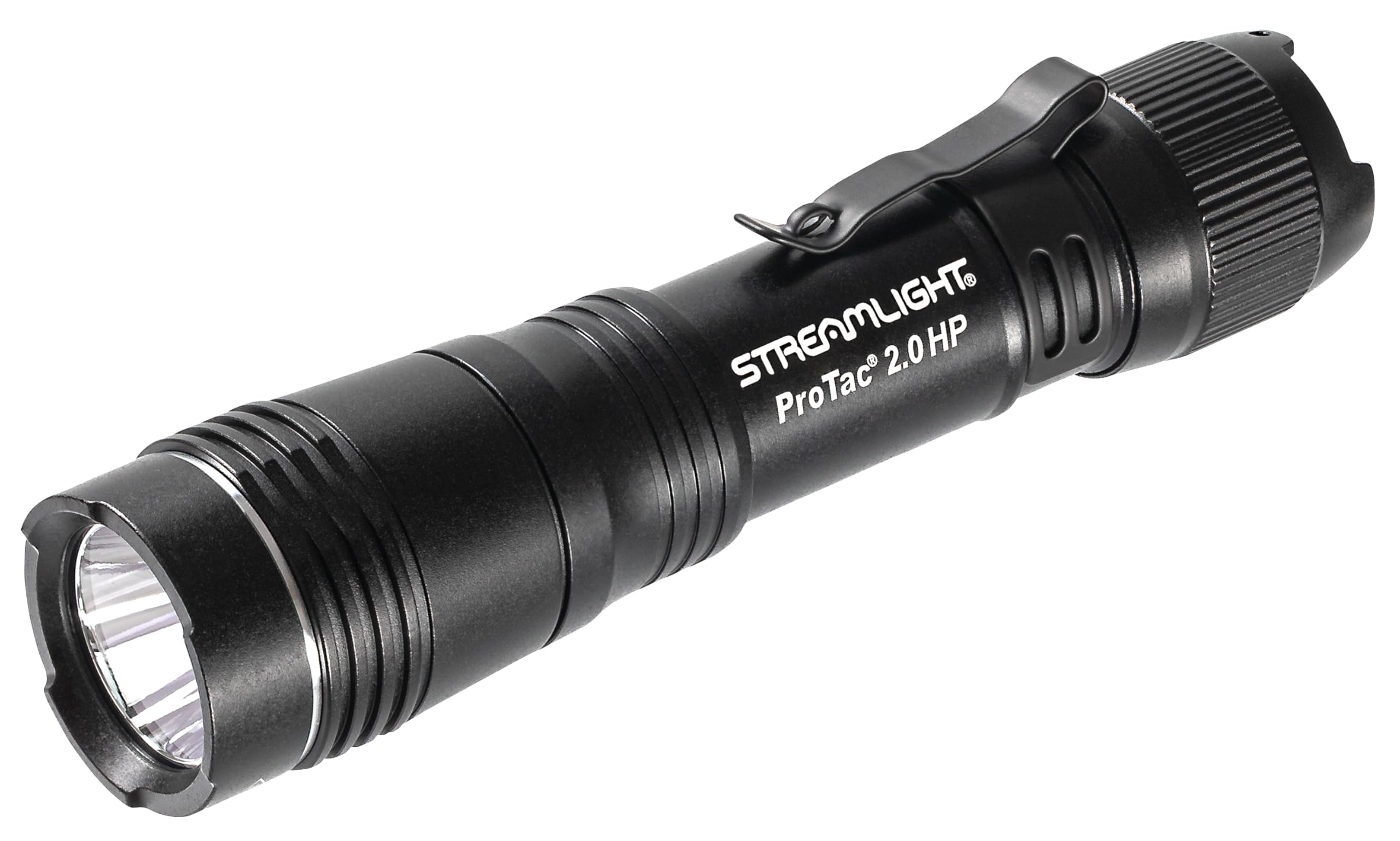Streamlight ProTac 2.0 HP beam at 583 meters shows long-range visibility.
