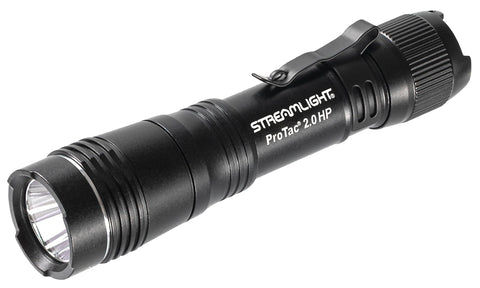Streamlight ProTac 2.0 HP beam at 583 meters shows long-range visibility.