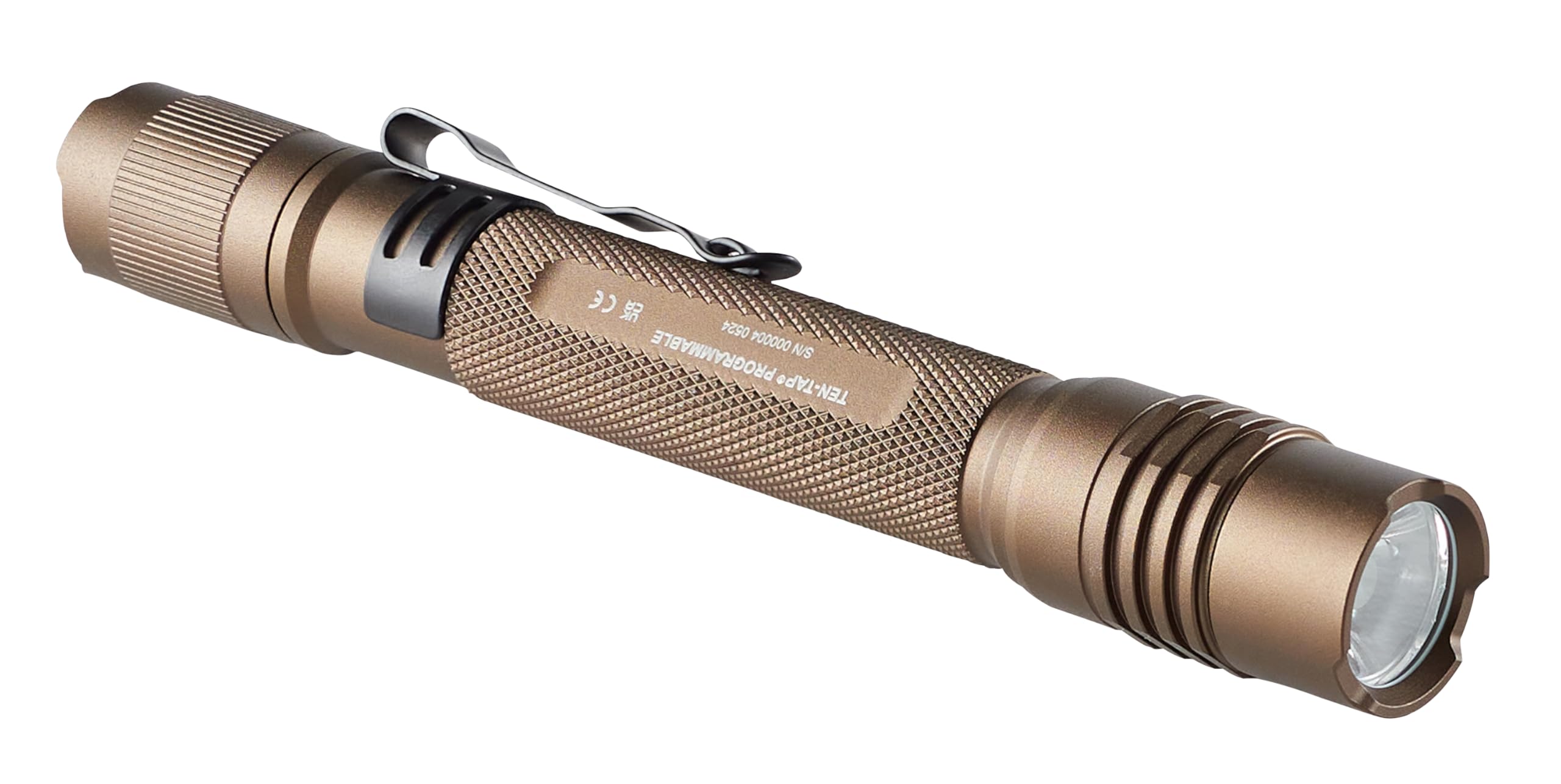 Streamlight ProTac 2AA-X 2-meter impact resistance supports rugged use.