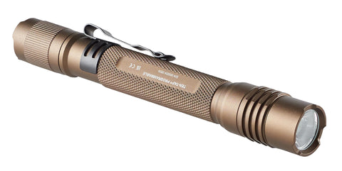 Streamlight ProTac 2AA-X 2-meter impact resistance supports rugged use.
