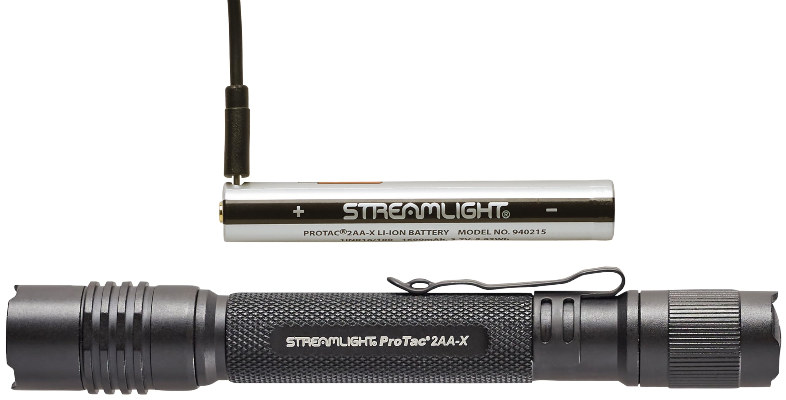Streamlight ProTac 2AA-X USB-C recharge enables quick power top-ups on the go
