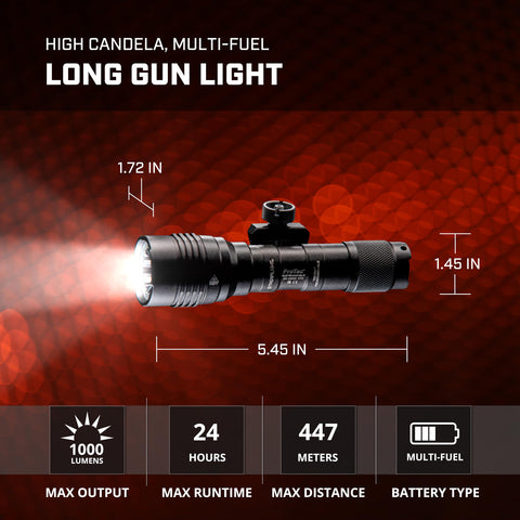 Streamlight ProTac HL-X rugged 6000-series aluminum body stands up to tough use