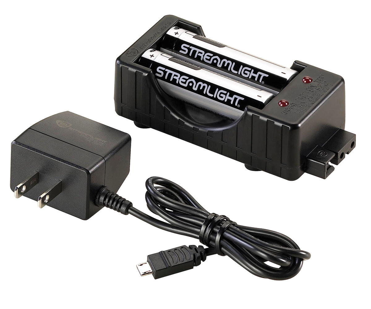 Streamlight rechargeable charger kit dual bay with LEDs for easy charge status