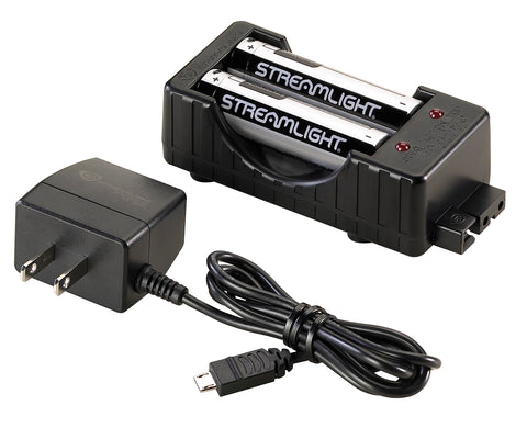 Streamlight rechargeable charger kit dual bay with LEDs for easy charge status