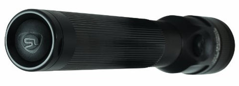 Non-slip grip on Streamlight Stinger DS HL ensures secure handling with gloves.