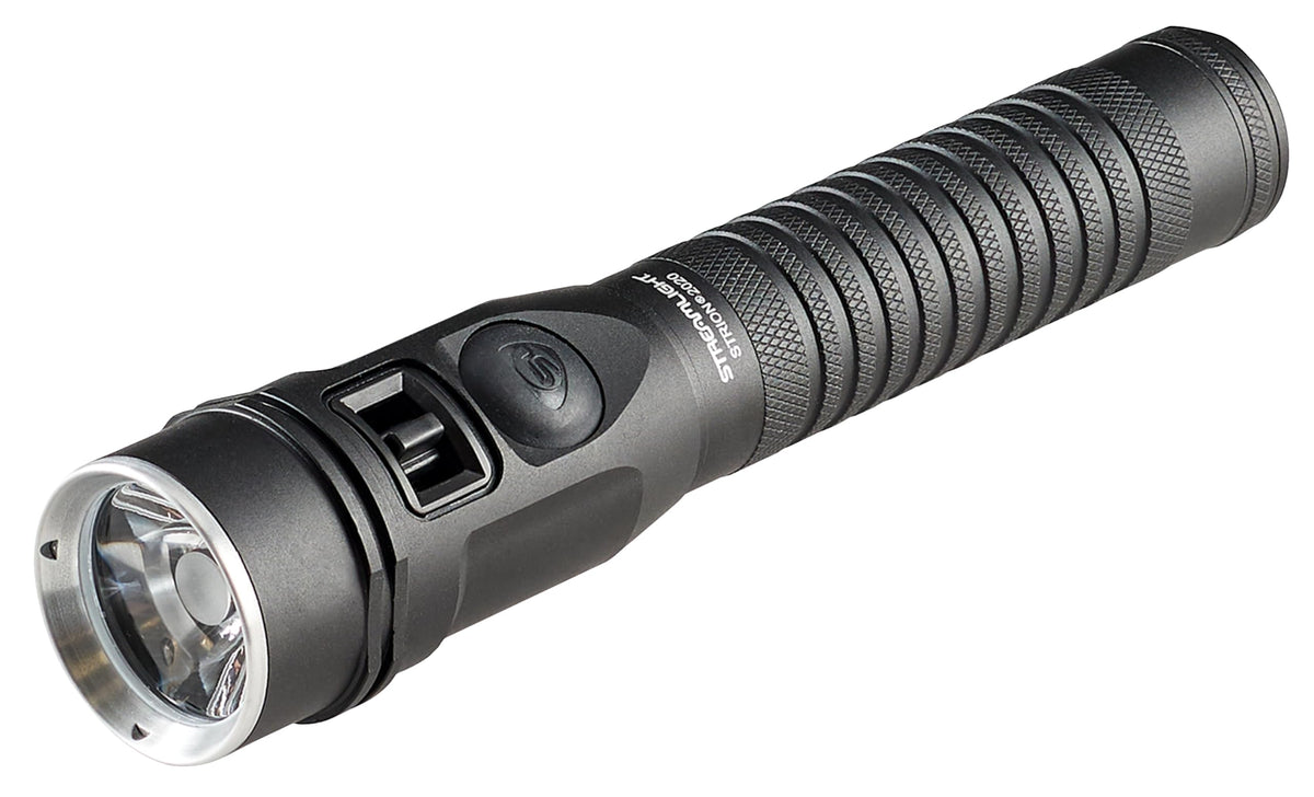 Streamlight Strion 2020 front view highlights rugged aluminum body and 1200-lumen output.