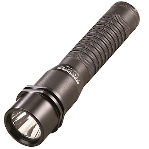 Streamlight Strion tail switch close-up with constant and momentary options.