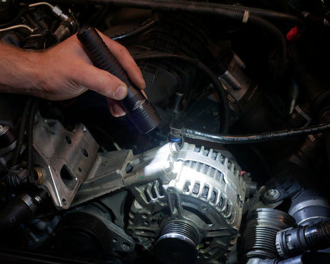 Streamlight Strion HL rechargeable battery inside emphasizing energy efficiency and reuse.