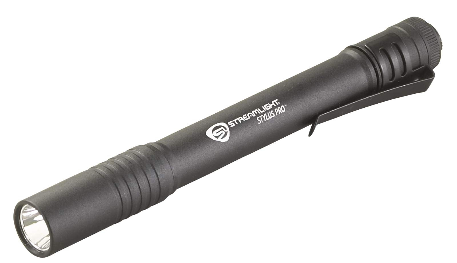 Streamlight Stylus Pro front view showing compact pocket-friendly penlight