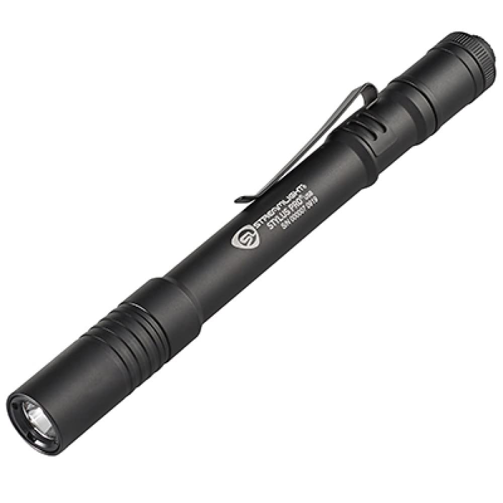 Streamlight Stylus Pro with rechargeable battery for quick field charging.