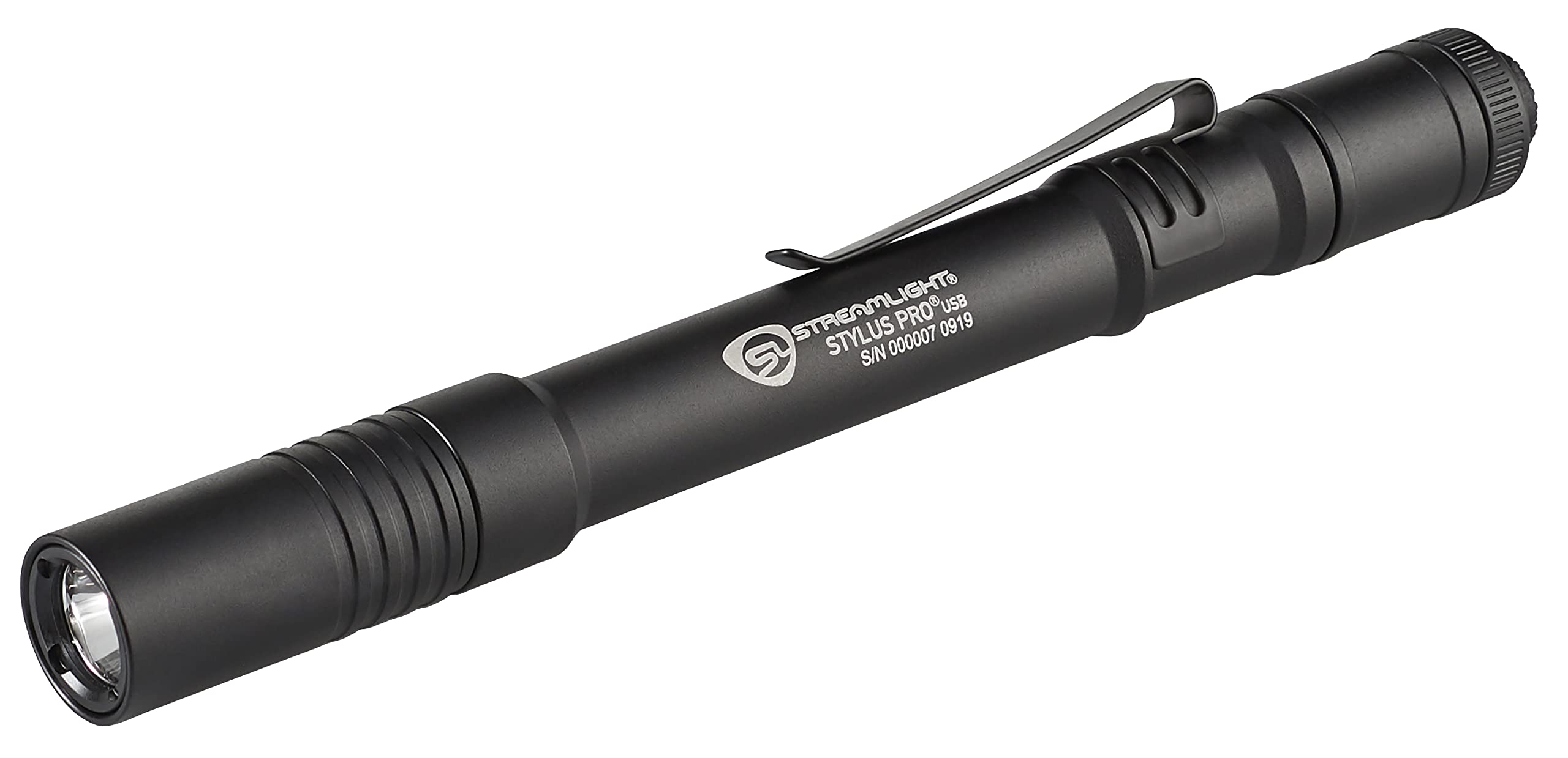 Streamlight Stylus Pro USB pen light with compact design for easy everyday carry.