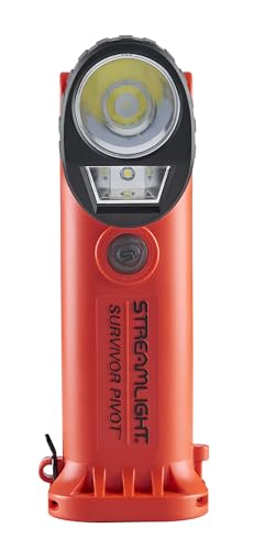 Streamlight Survivor Pivot 90-degree head enables versatile spot and flood illumination.