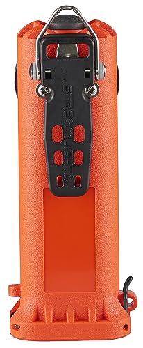 Streamlight Survivor X spring-loaded clip secures to belts