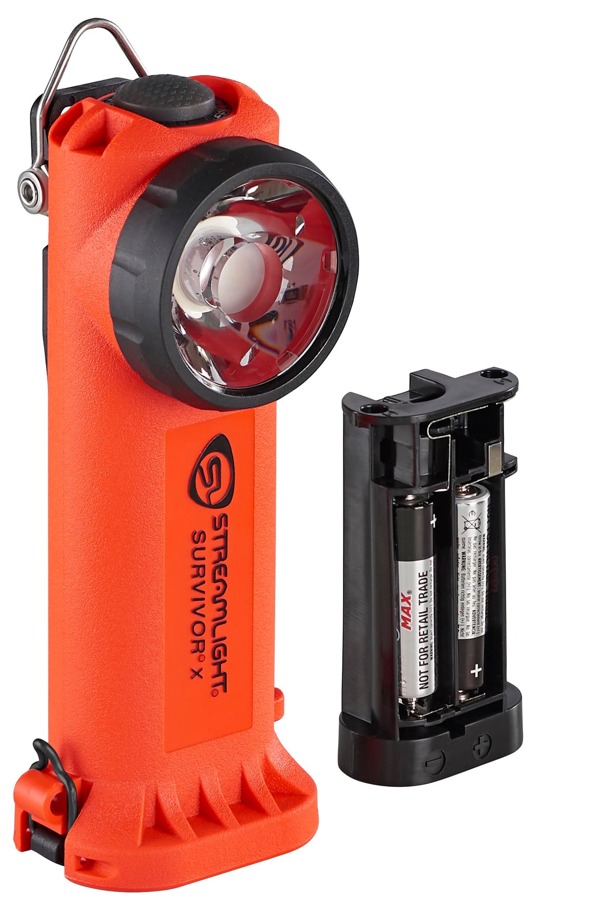 Streamlight Survivor X right-angle flashlight for hands-free operation in tough environments