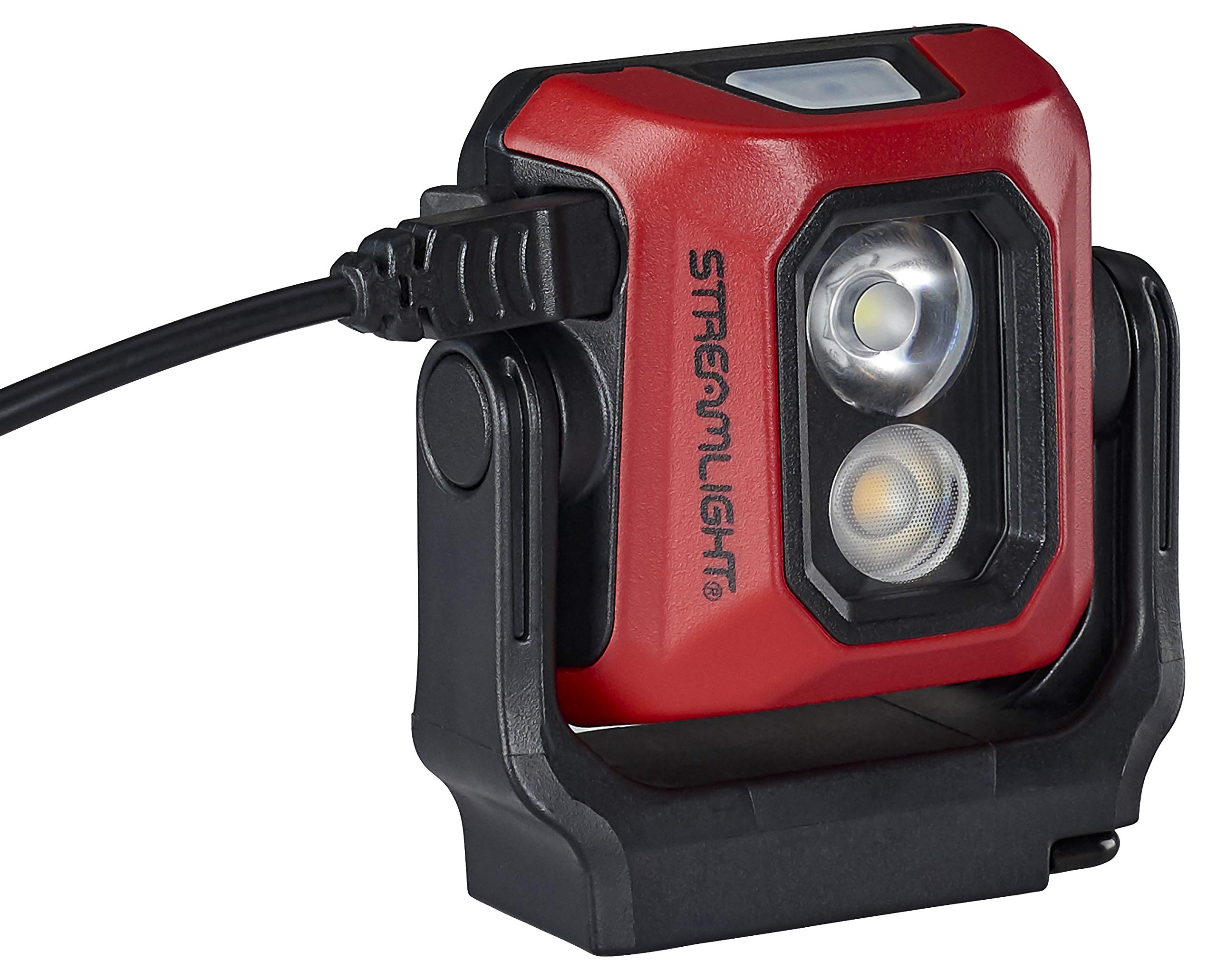 Streamlight Syclone stowable hook for versatile mounting.