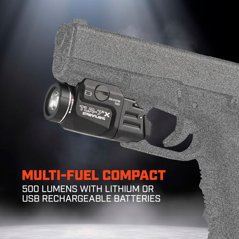 Streamlight TLR-7 X rugged aluminum housing for durability.