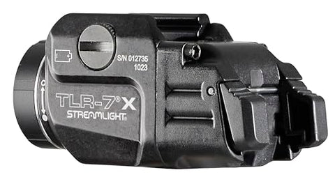 Streamlight TLR-7 X programmable strobe mode for signaling.