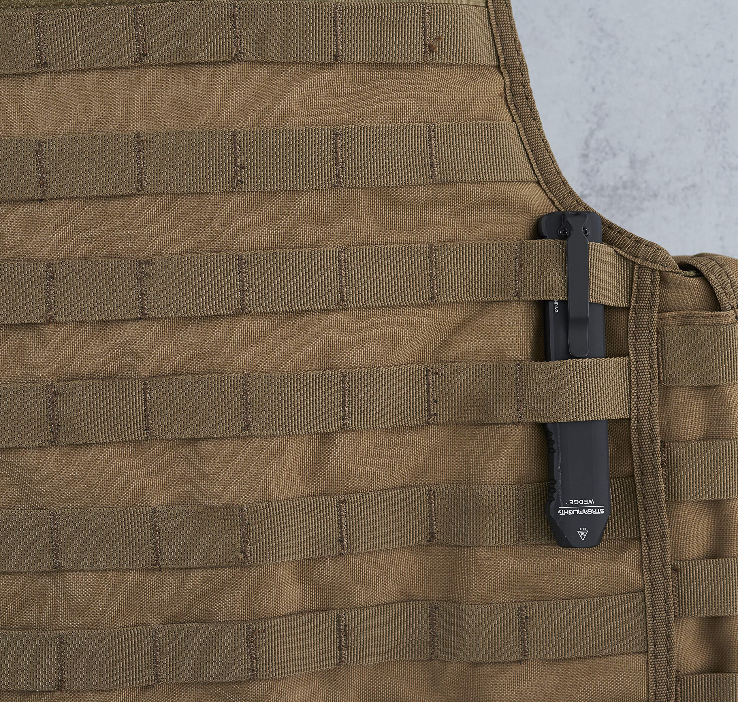 Streamlight Wedge anodized aluminum housing for durability
