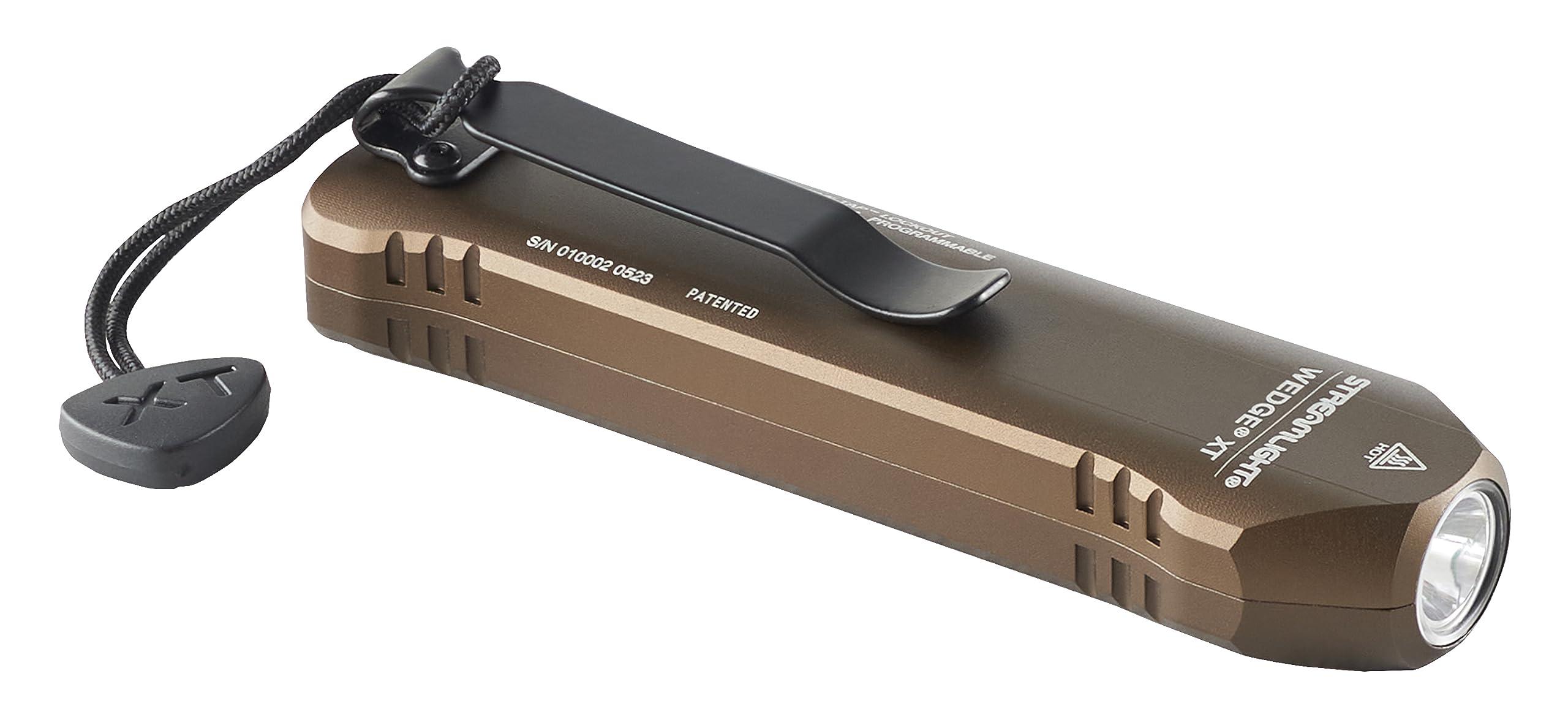 High mode delivers 500 lumens for brighter, longer-distance lighting.